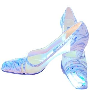 Vintage 80s Zebra Print J. Renee pumps SZ 8